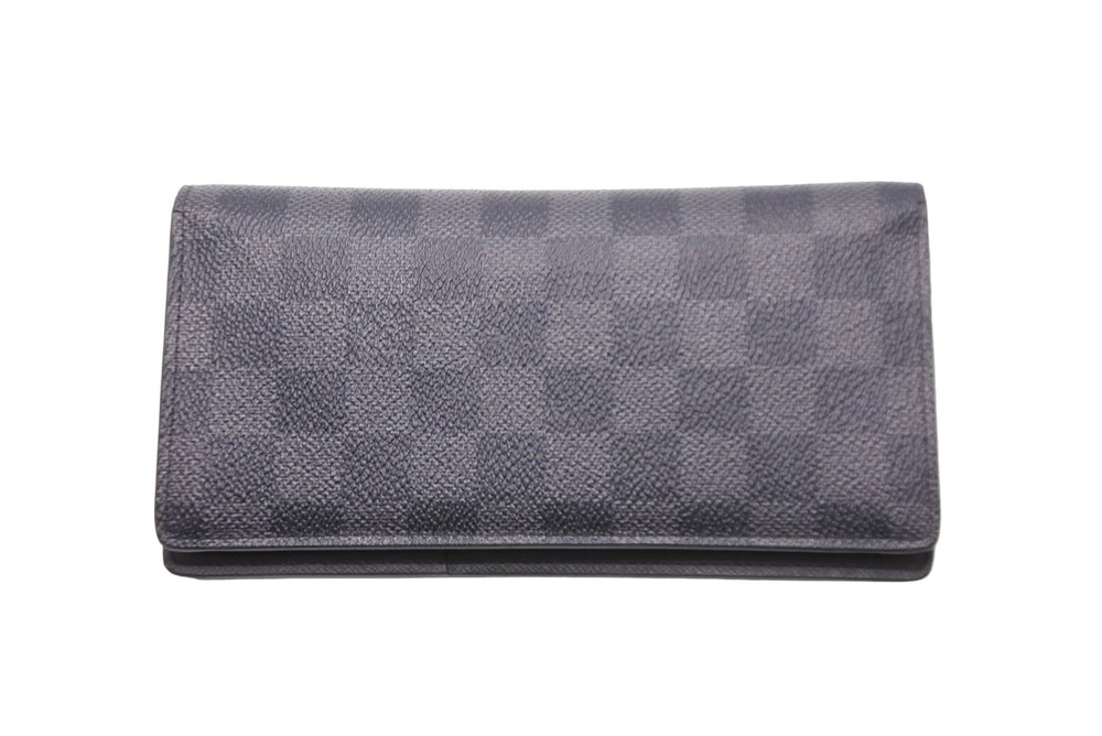 Louis Vuitton Portefeuille Brazza Long Wallet KZK Damier Graphite Black